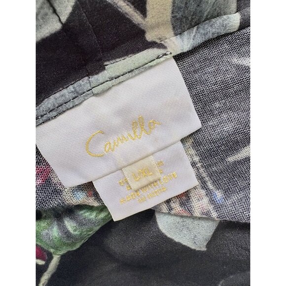 Camilla Paradiso Place Silk Long Jacket with Pockets L/XL - Picture 11 of 12